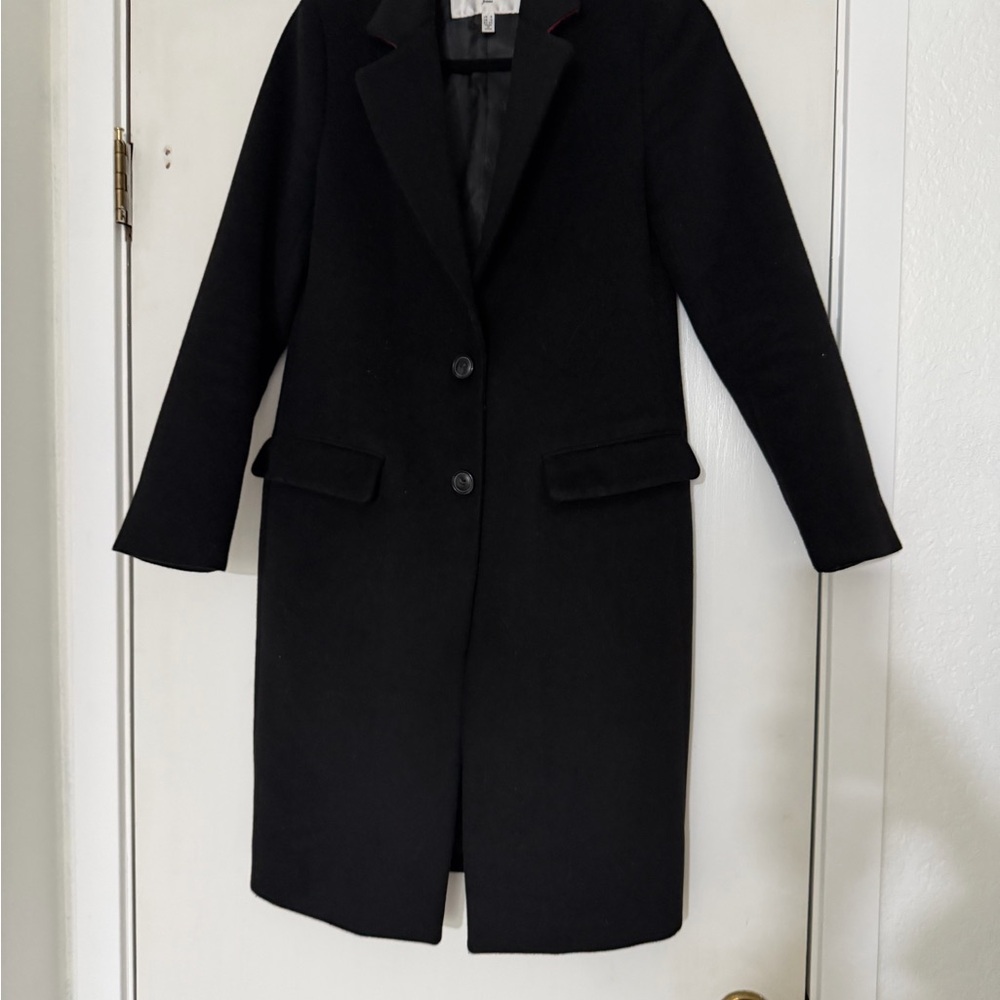 Elegant Black Women's Trench Coat